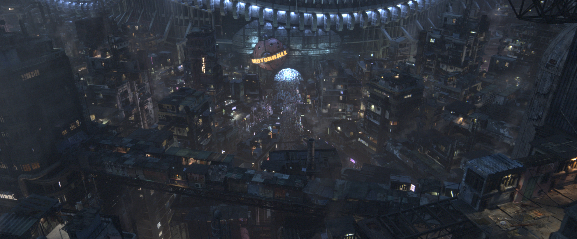 A space age city