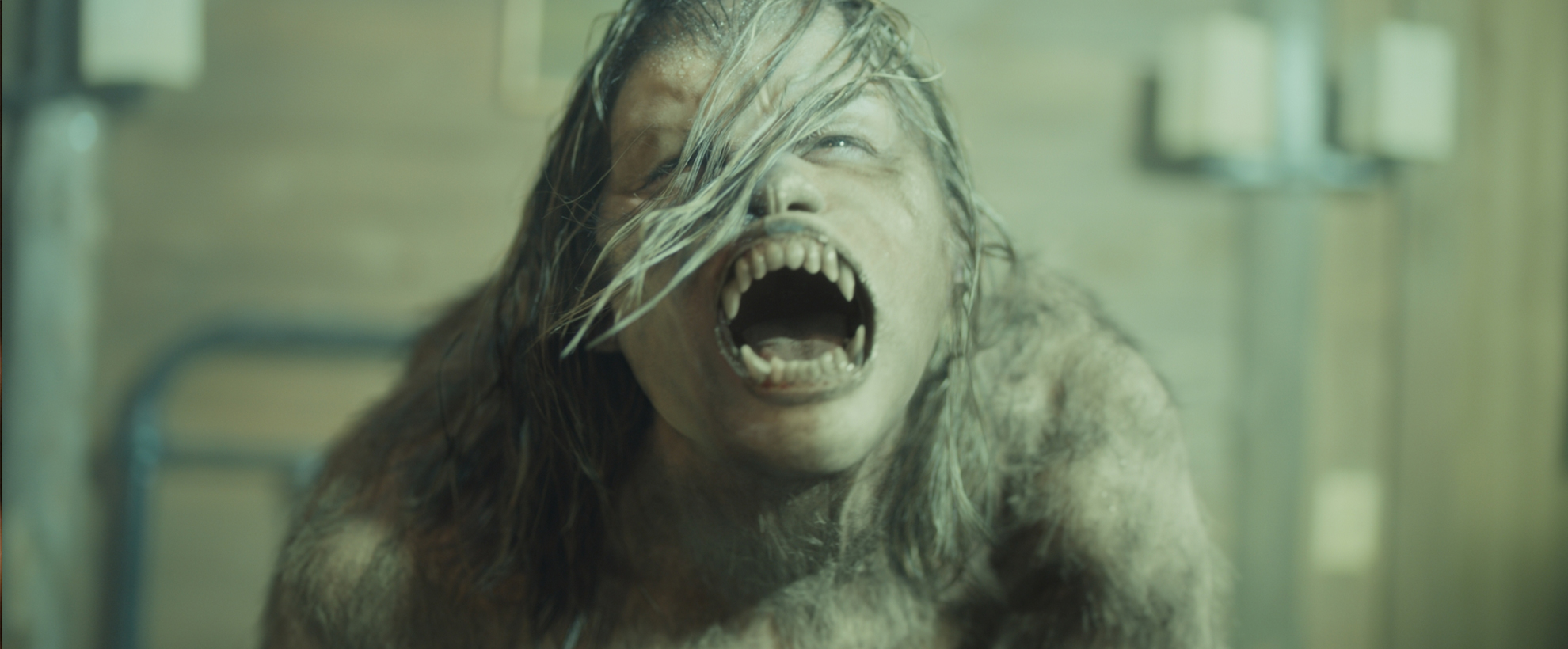 A werewolf from season six of Black Mirror