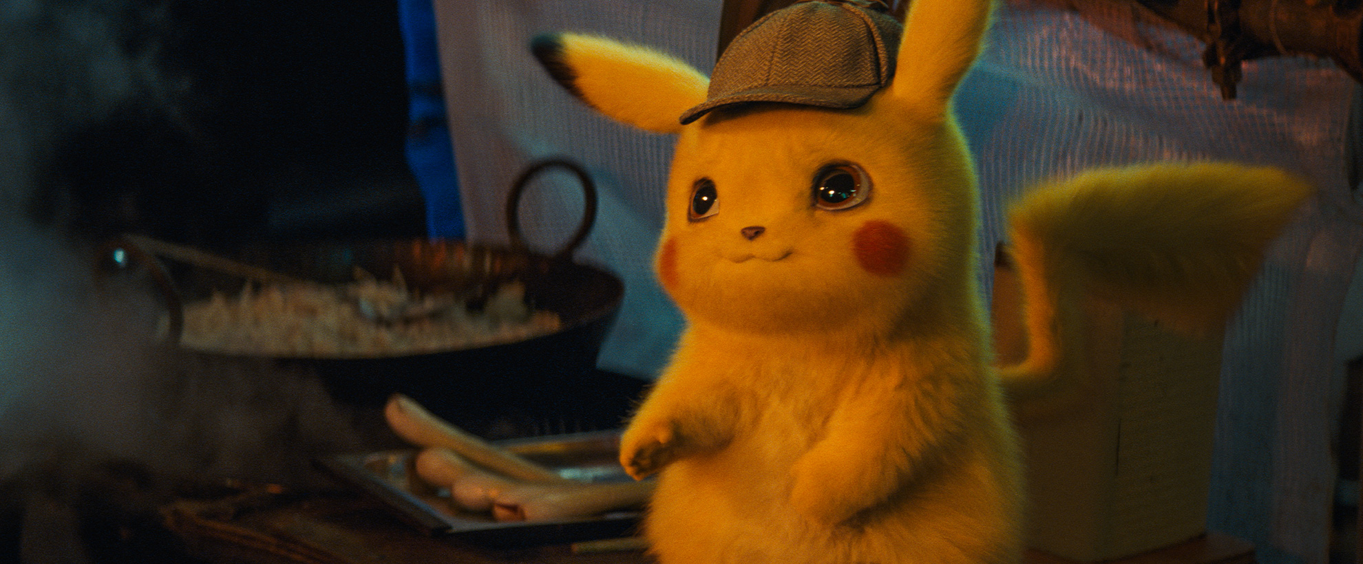 Pikachu in a deerstalker hat