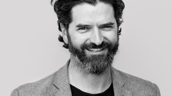B&W headshot of Josh Simmonds
