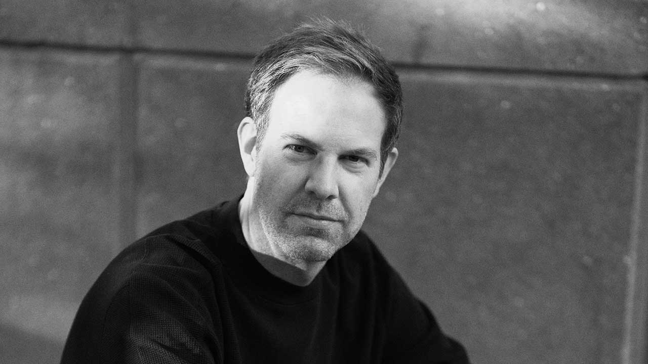A black and white photograph of VFX Supervisor Ryan Tudhope