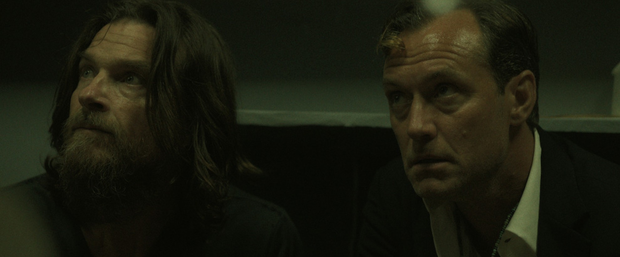 Jason Bateman and Jude Law in Netflix's Black Rabbit