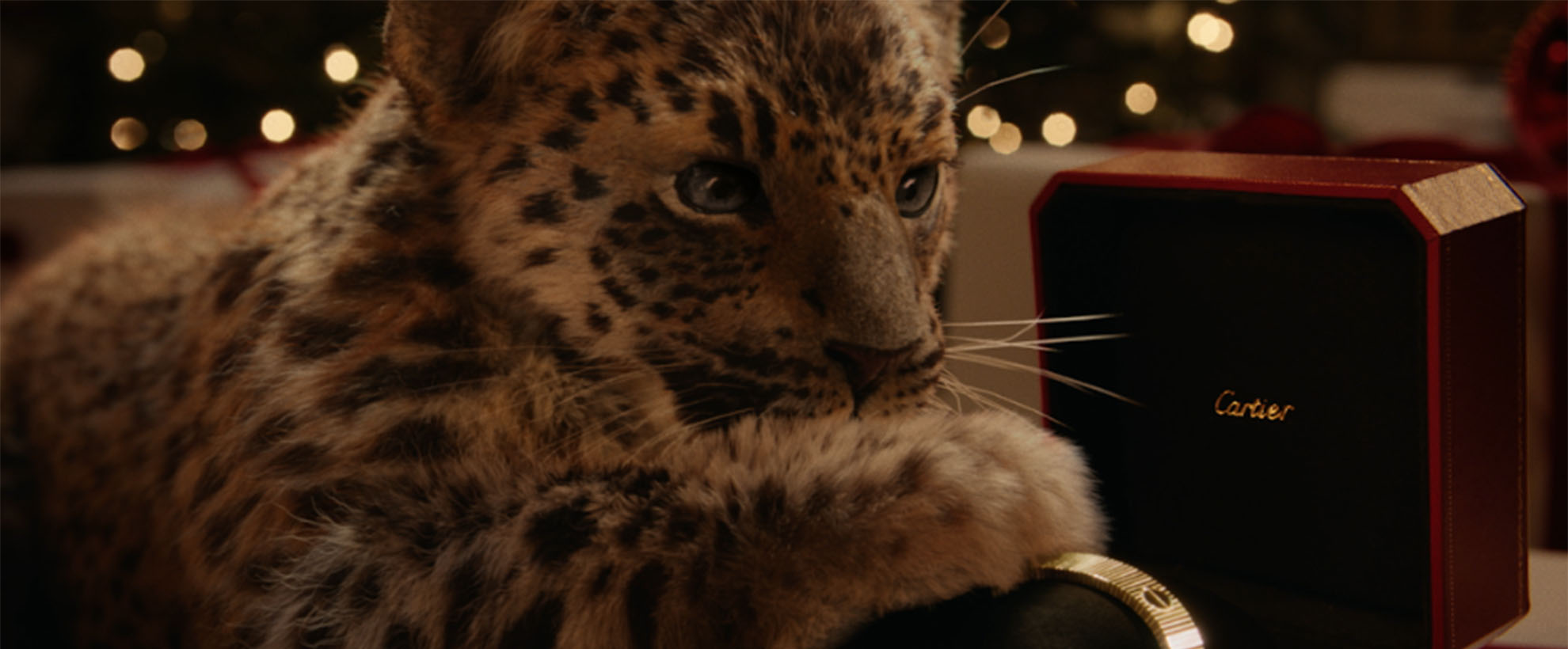 Cartier LOVE campaign. Close up CG panther creature