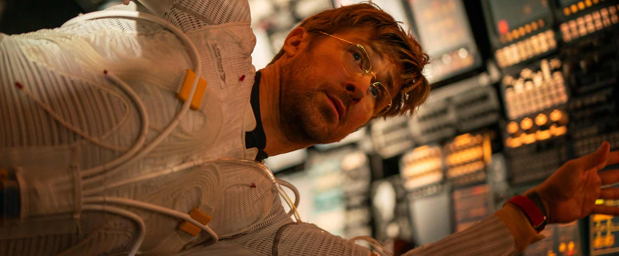 Ryan Gosling on the poster for Project Hail Mary, floating in space