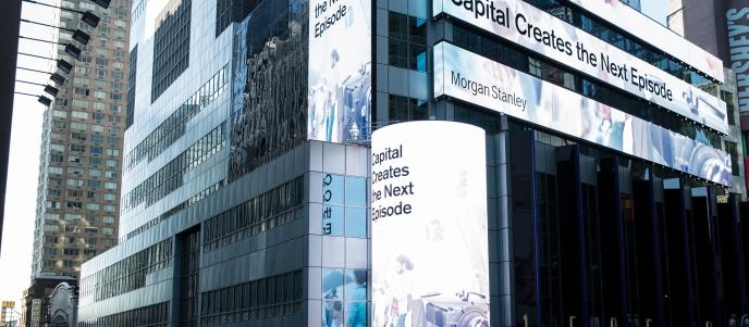 Morgan Stanley in Times Square, New York