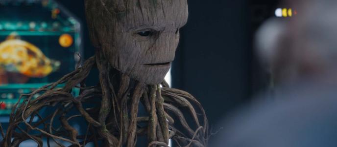 Adult Groot in Guardians of the Galaxy Vol 3 created in CGI