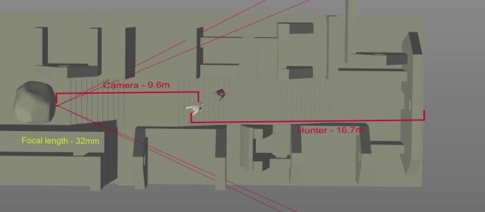 Techvis of Paddington in Peru, mapping out a chase sequence