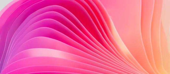 An ambient background of pink ridges