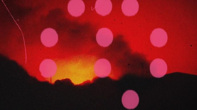 A frame from the opening titles of Intergalactic