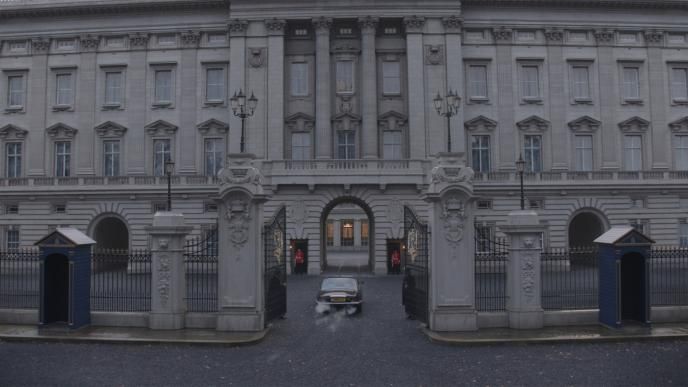 Buckingham Palace in The Crown