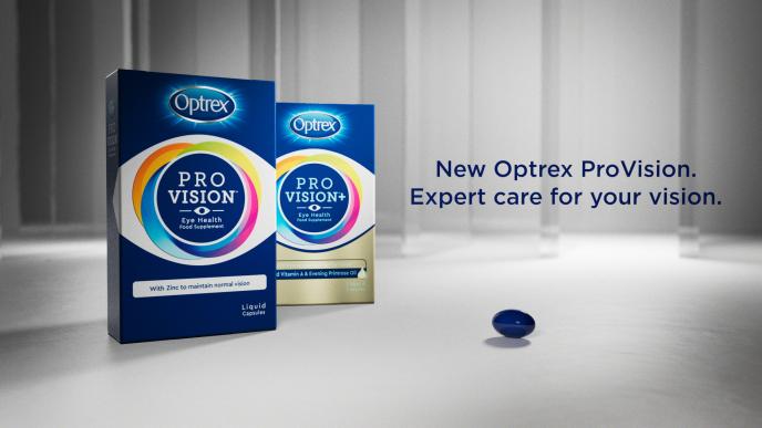 optrex branded provision contact lens boxes