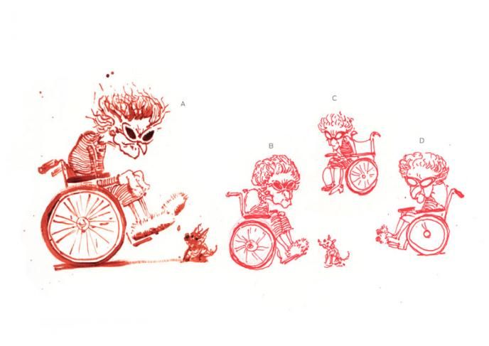 Sketches of Cletus' Grandmother