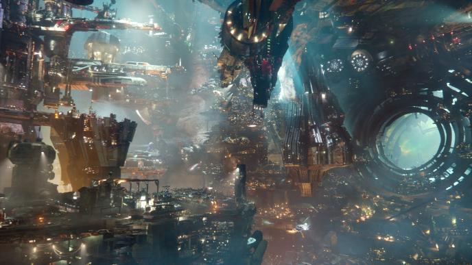 interior of knowhere from guardians of the galaxy