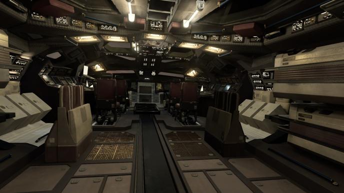 interior of the endurance cockpit