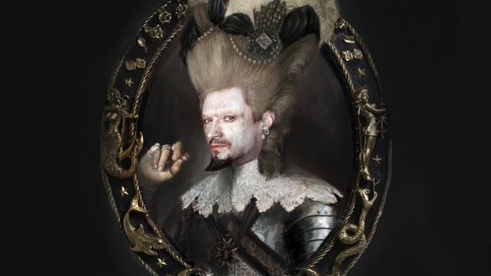 a fancy portrait of captain hook