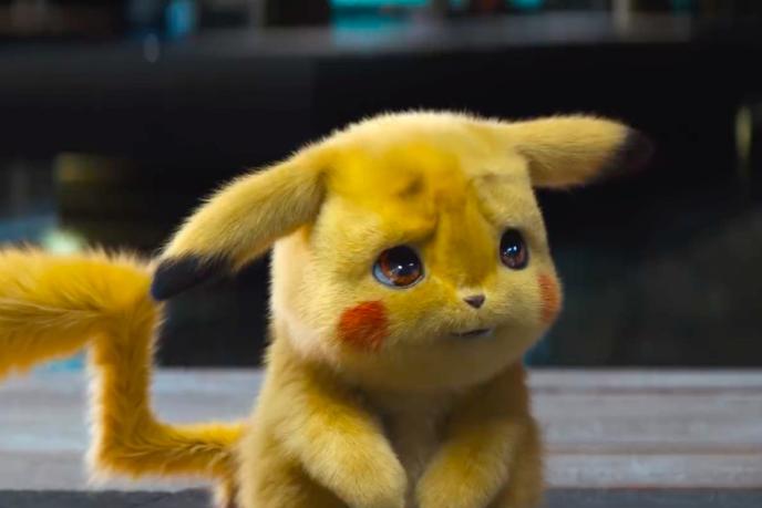 cg animated photorealistic sad pikachu