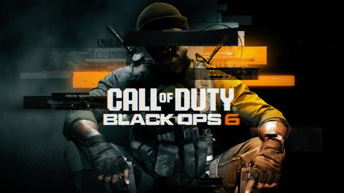 The silhouette of a soldier with the "Call of Duty Black Ops 6" logo over him
