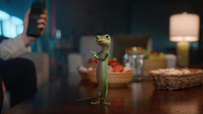 The CG animated GEICO Gecko