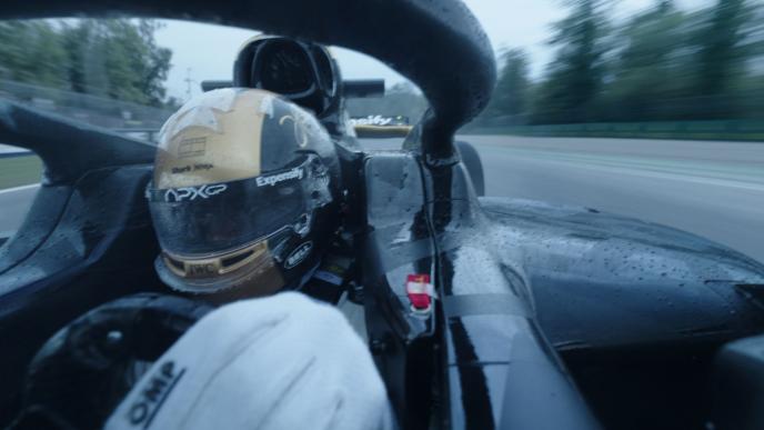 F1 car racing & rain sequence final image 