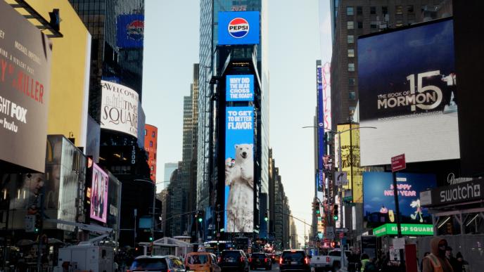 Pepsi The Choice Times Square Billboard