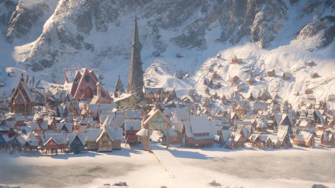 The snowy land of Elfheim