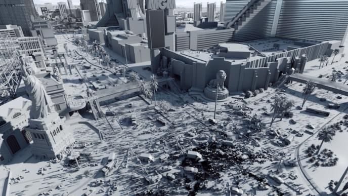 Las Vegas CG Environment - Before