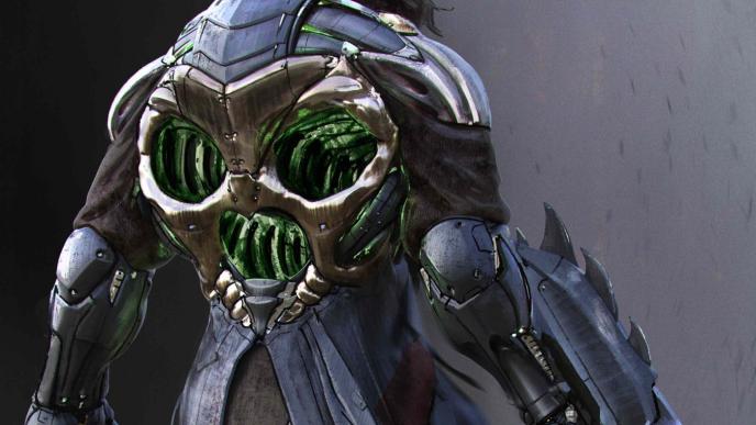 concept art of the back of ready player one avatar tj miller
