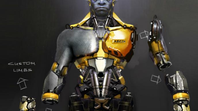 concept art of ready player one avatar aegh