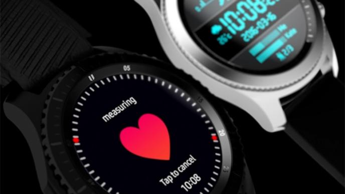 close up of two samsung gear s3 watches