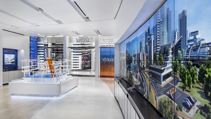 interior of a ford mobility store