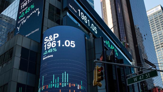 Morgan Stanley in Times Square, New York