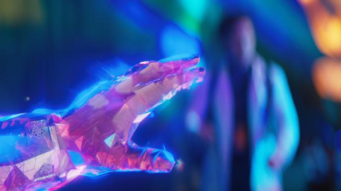 Ms Marvel's hand glows 