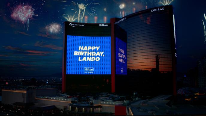 Happy birthday sign