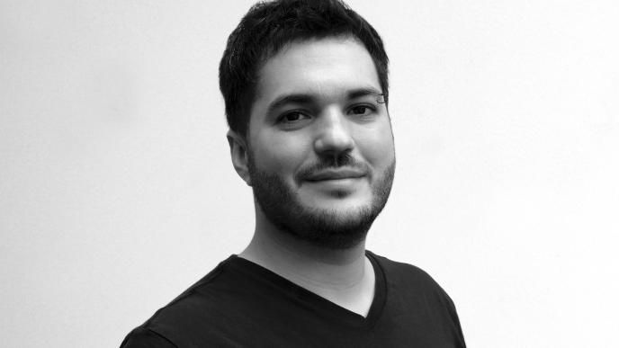 A black and white photo of Francisco Pachecho Beltran