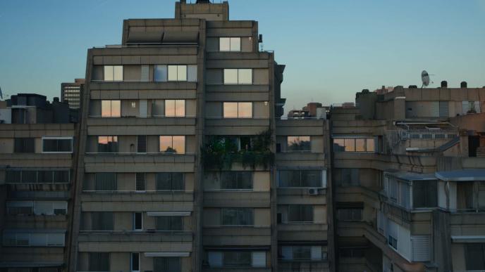Concrete block of flats