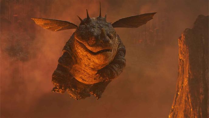 CG dragon Gronkle from How To Train your Dragon