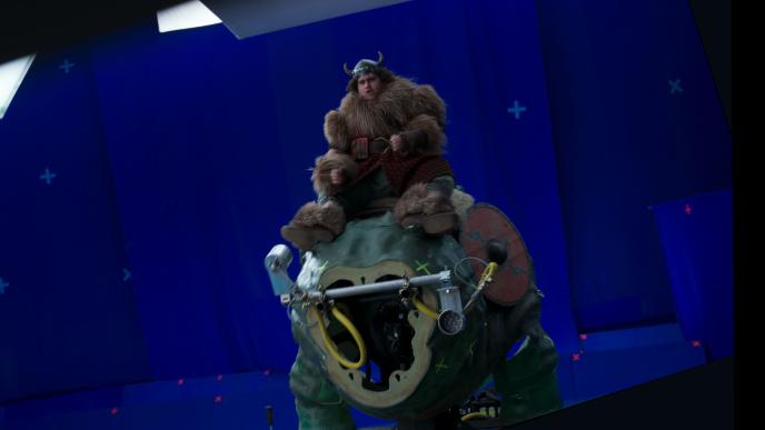 How to Train Your Dragon rigging of dragon Gronkle