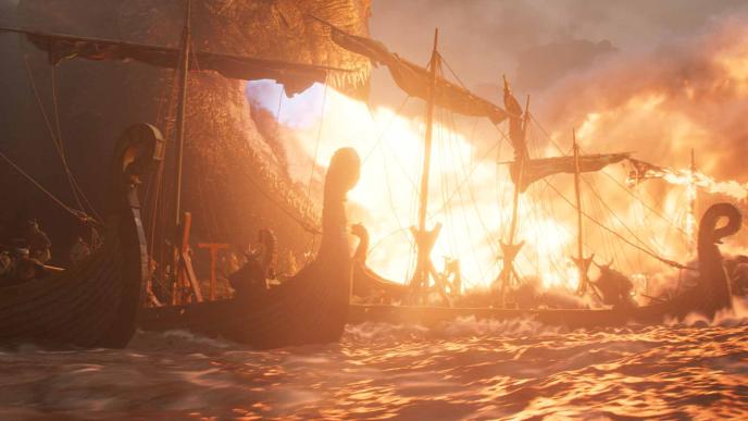 How to Train Your Dragon VFX fire