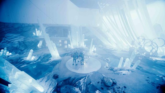 Plate of CG environment Fortress of Solitude Superman.jpg