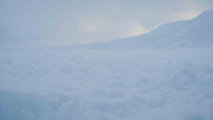 Superman snow background plate