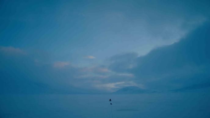 Background plate snow environment in Superman film