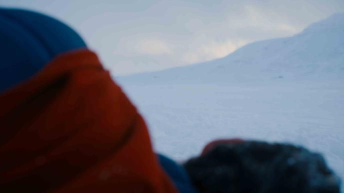 Superman snow environment background plate