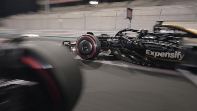 F1 race course & signage building image before 