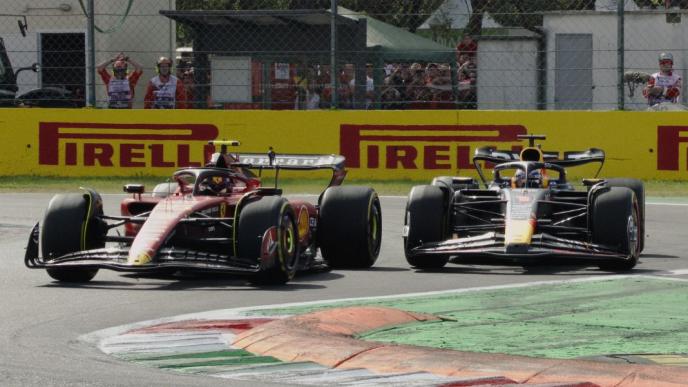 F1 car racing sequence before image 