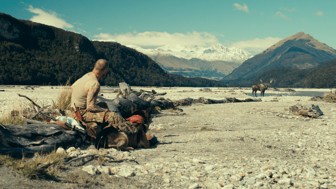 James & Odin in the wilderness