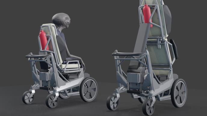 Disclosure Day concept art showing the design of a specialised alien wheelchair