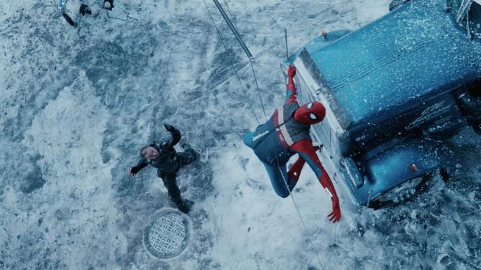Plate image from Spider-Man: Brand New Day, before the CGI