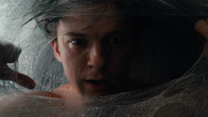 Final image from Spider-Man: Brand New Day showing the CGI web simulations