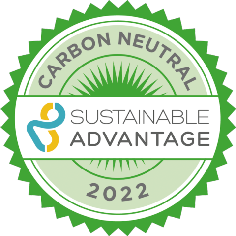 Carbon Neutral Sustainable Advantage Badge for 2022