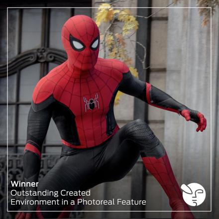 front view of spider-man